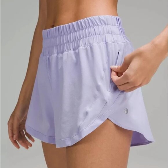 NWT Bundle Lilac Smoke & Summer Glow lululemon Track That HR Short 3" Lined Sz 6 - Picture 15 of 15